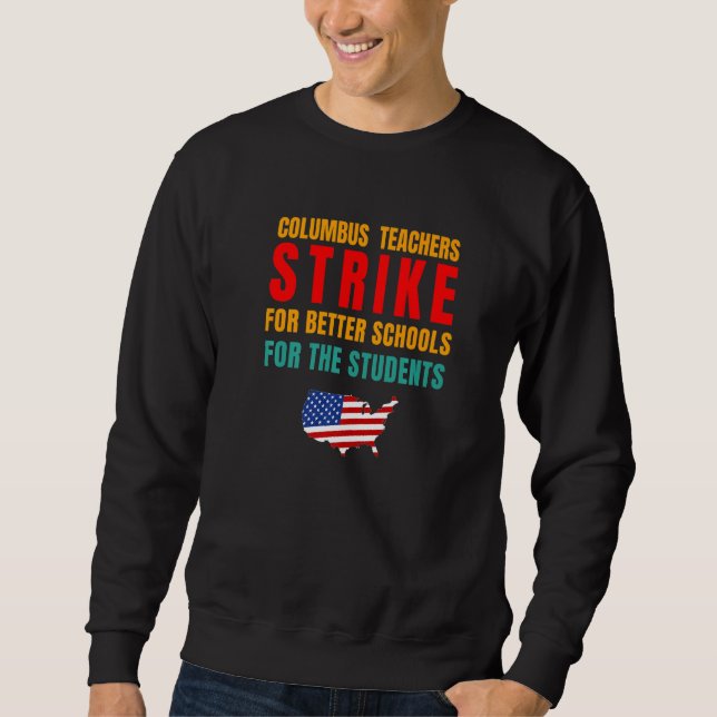Sudadera Colón de profesores de Ohio me golpean (Anverso)