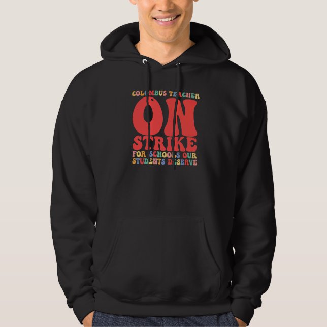 Sudadera Colón de profesores de Ohio me golpean (Anverso)