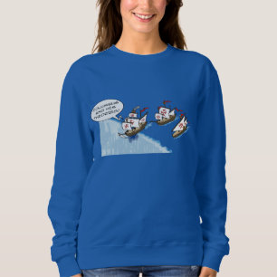 Sudadera Colón y sus teorías