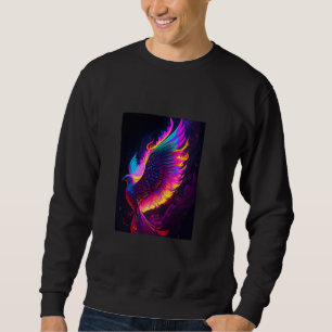 Sudadera Color brillante Phoenix Ilustracion Novedad Gráfic