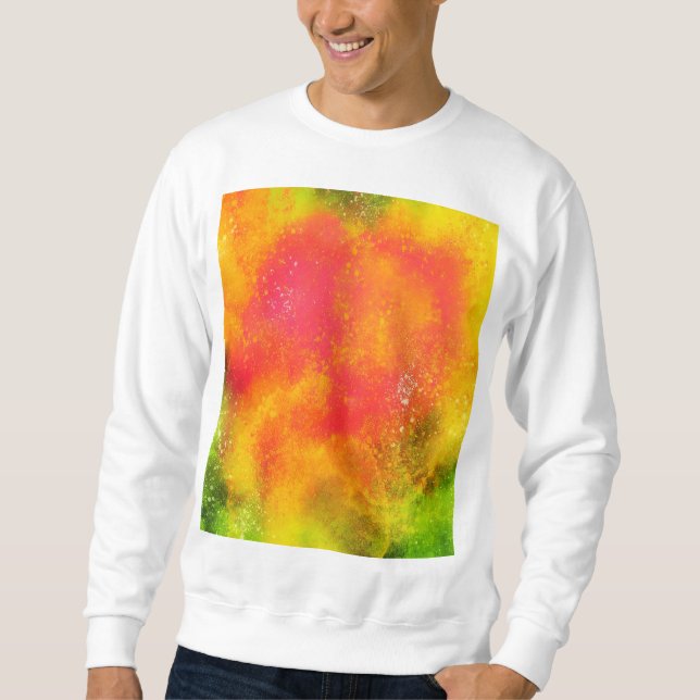 Sudadera Color Burst Watercolor Splash (Anverso)