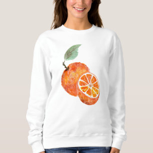 Sudadera Color de agua de Naranjas jugosos