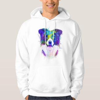 Sudadera Color de borde de color de agua, color de borde