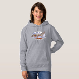 Sudadera Color Womens Island Fox Logo Classic Hoodie