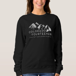 Sudadera Colorado Fourteeners Rocky Mountain State Hiker Tr