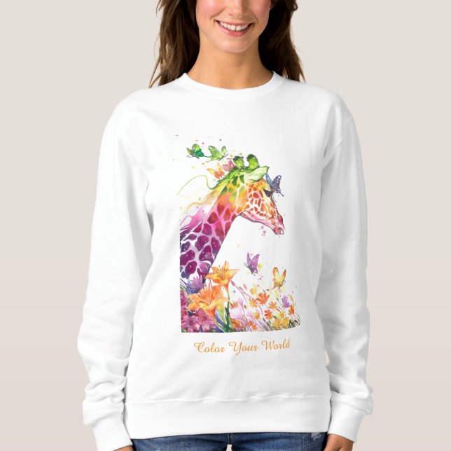 Sudadera Colorea Tu Mundo (Anverso)