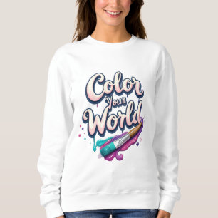 Sudadera Colorea Tu Mundo Original Graphic Tee