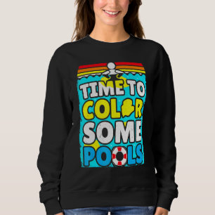 Sudadera Colores De Algunas Piscinas En Las Vacaciones Vera