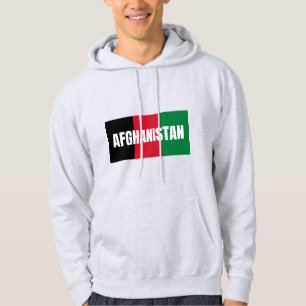 Sudadera Colores de la bandera de Afganistán