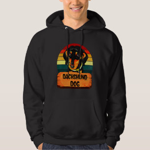 Sudadera Colores retro de perro de Dachshund