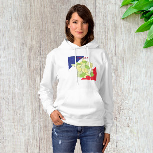 Sudadera Colores Y Mapa Nacionales De Francia