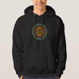 Sudadera Colorful 90s Mandala Art -Trippy Third Eye Graphic