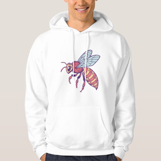 Sudadera Colorful Bee Hoodie (Anverso)