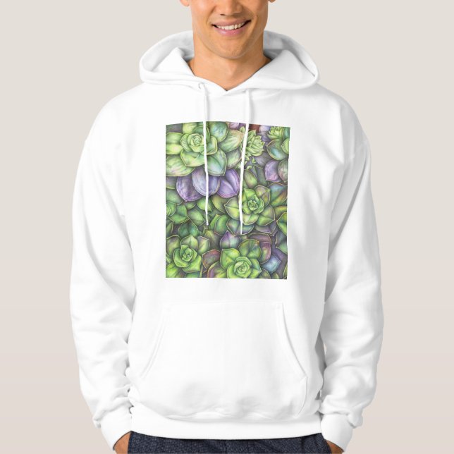 Sudadera Colorful Botanical Hoodie  (Anverso)