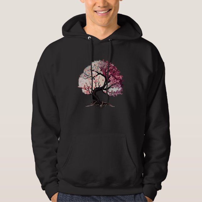 Sudadera Colorful Cherry Blossom Delight Tree of Life (Anverso)