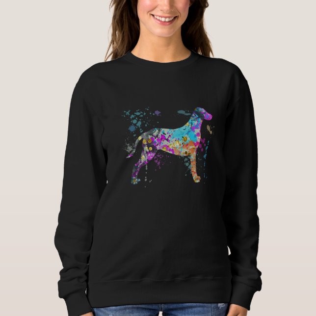 Sudadera Colorful Dalmatian  Dog Dalmatians (Anverso)