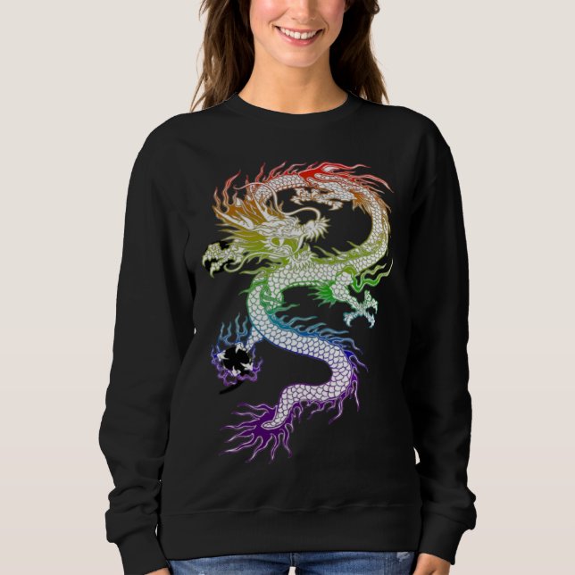 Sudadera Colorful Dragon With Semi Colon  1 (Anverso)
