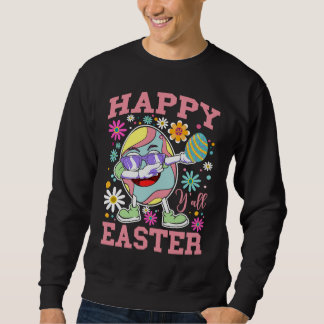 Sudadera Colorful Easter Dabbing Eggs Daisies For Easter Hu