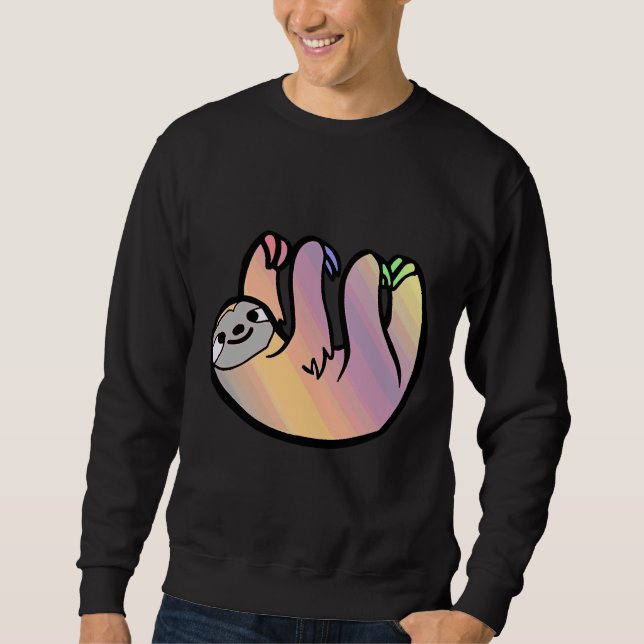 Sudadera Colorful Happy Sloth (Anverso)