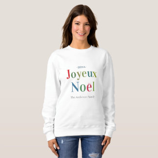 Sudadera Colorful Joyeux Noel French Christmas