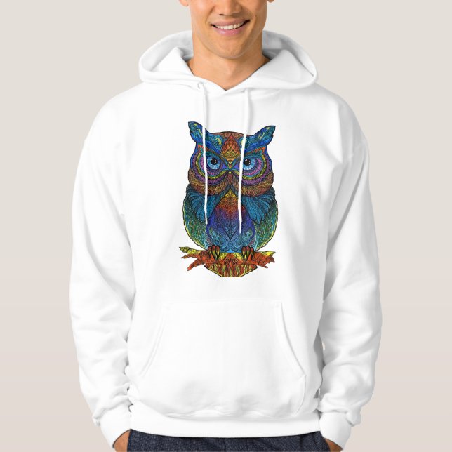 Sudadera Colorful Owl Hoodie (Anverso)