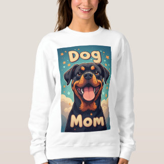 Sudadera Colorful Rottweiler  Dog Mom