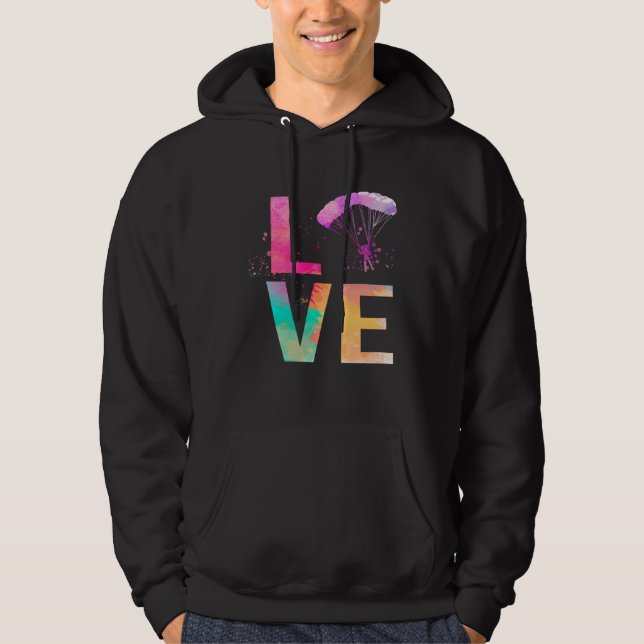 Sudadera Colorful Skydiving Mom  Skydiving (Anverso)
