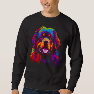 Sudadera Colorful Tibetan Mastiff Dog