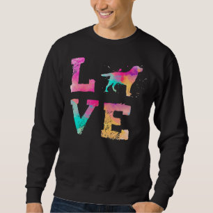 Sudadera Colorida acuarela Pintura Labrador Perro recuperad