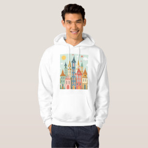 Sudadera Colorida Ciudad de cuento de hadas