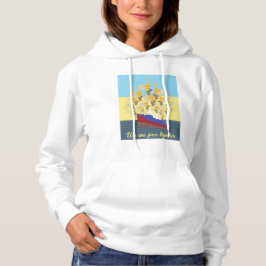 Sudadera colorida de "amarillo azul" de Ucrania