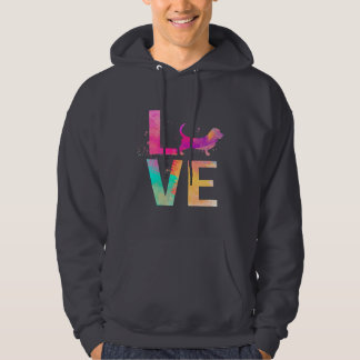 Sudadera colorida madre de perro de perritos
