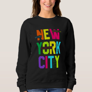 Sudadera Colorida Novedad de Nueva York Tees Guay D