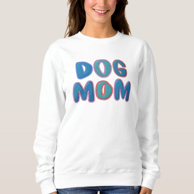 Sudadera Colorida Perro Mamá (Anverso)