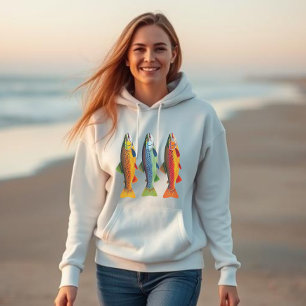 Sudadera Colorida trucha arcoiris
