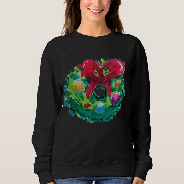 Sudadera Colorida Wreath Advent (Anverso)