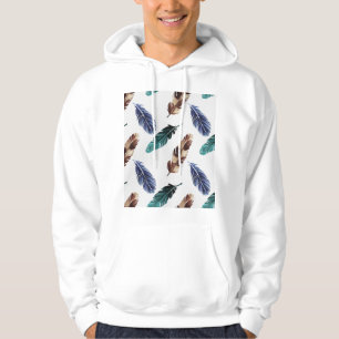 Sudadera Coloridas plumas textura tribal