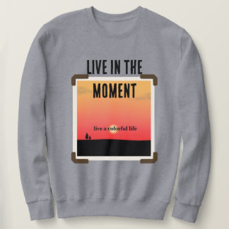 Sudadera Coloridas puestas de sol con texto moderno
