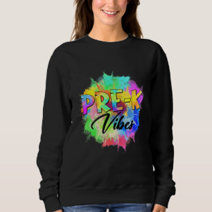 Sudadera Colorido alumno de preescolar de vibes K de vuelta