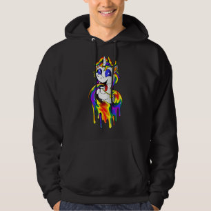 Sudadera Colorido arcoiris Fiesta unicornio, niños unicorni
