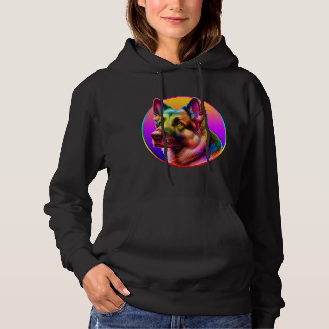 SUDADERA COLORIDO BOLSO DE LLUVIA DE PERRO (Anverso)