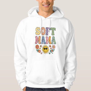 Sudadera Colorido Cuadrado Retro Suave Mamá PNG - Vintage S