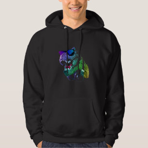 Sudadera Colorido DJ T Rex Funny