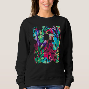 Sudadera Colorido Foliage Artistic Garden Brigh Flowers Art