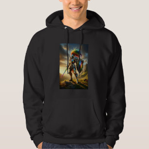 Sudadera Colorido guerrero de armas de fantasía Knight - Le