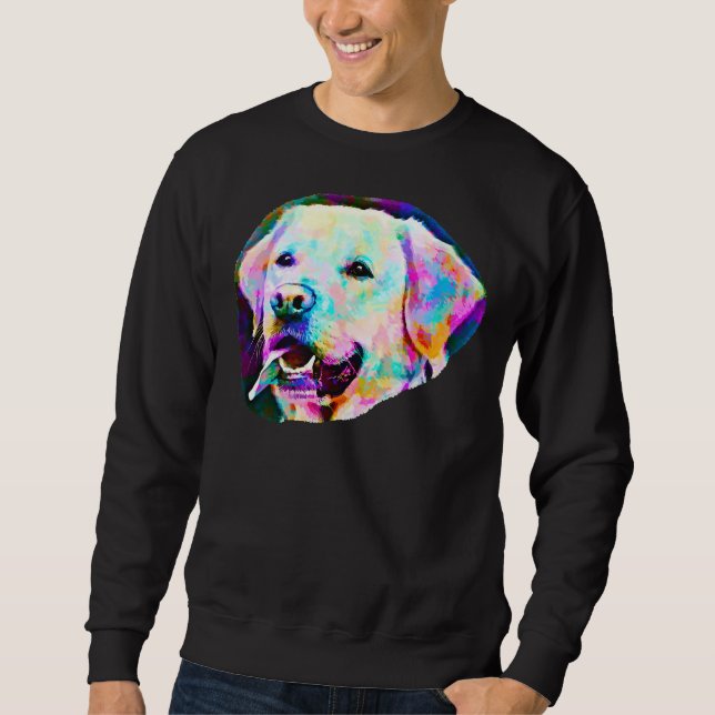 Sudadera Colorido Labrador Recuperador (Anverso)
