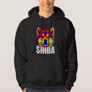 Sudadera Colorido perro chiba inu enfrenta a hombres amante