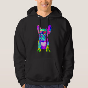 Sudadera Colorido perro toro francés papá mamá Chica