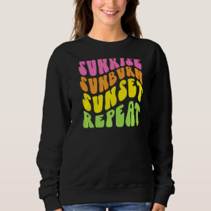 Sudadera Colorido Sunrise Sunburn Sunset Repetir verano Div