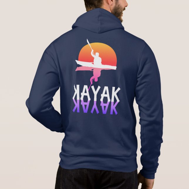 Sudadera Colorido Sunset Kayak (Reverso)